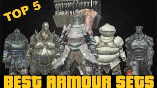 Dark Souls 3 TOP 5 BEST ARMOUR IN THE GAME SHOWCASE havel smough exile gundyr caterina [upl. by Chun]