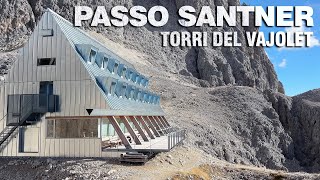 TORRI DEL VAJOLET e PASSO SANTNER da Muncion  Rifugio Re Alberto I  Catinaccio  Val di Fassa [upl. by Hanway]