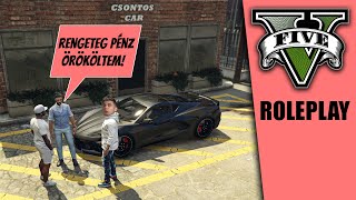 Honnan van ENNYI PÉNZE🤔  GTA V RP Tobi [upl. by Nonregla73]