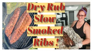 Slow Smoked Dry Rubbed Pork Ribs [upl. by Ednyl]