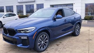 2022 BMW X6 xDrive40i in Phytonic Blue Sports Activity Coupe [upl. by Ardnuas]