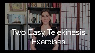 Two Easy Telekinesis Exercises [upl. by Snowber]