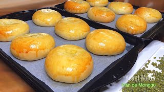 PAN DE MONGGO  Soft Monggo Bread Recipe  Mung Bean Bread [upl. by Biagi457]