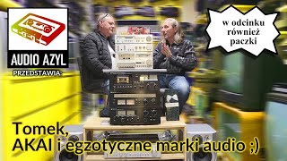 Tomek AKAI i egzotyczne marki audio Audio Azyl 353 Vintageaudio HiFi [upl. by Menashem]