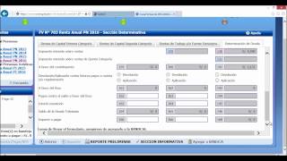 Demo de Renta Anual 2016  Personas Naturales [upl. by Nixon]