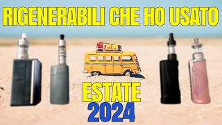 Atomizzatori Rigenerabili e Box più usati in questa Estate 2024 [upl. by Claudius]