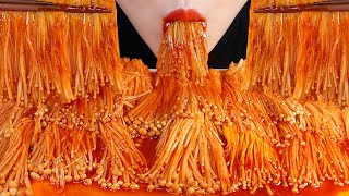 VERY SPICY ENOKI MUSHROOM ASMR BULDAK ENOKI MUSHROOM MUKBANG [upl. by Barayon]