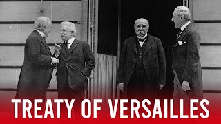 Treaty of Versailles Explained  End Of WW1 1919 [upl. by Lebasy757]