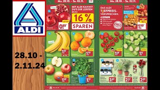 ALDI Nord Prospekt Angebote der Woche vom 2810  021124  Die besten Schnäppchen der Woche [upl. by Eidnac]