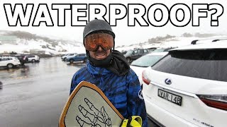 How Waterproof Are Snowboard Jackets Field Test [upl. by Goldstein]