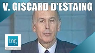 Valéry Giscard dEstaing quotAu revoirquot  Archive INA [upl. by Yasnil864]