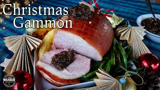 How to cook a Christmas Gammon amp Apple Chutney Recipe  Pork Gamon Roast Recipe  Christmas 2023 [upl. by Otipaga]