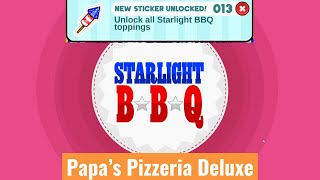 Papas Pizzeria Deluxe  Starlight BBQ All Season Toppings Unlocked [upl. by Imar]