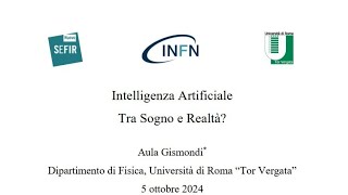 Intelligenza Artificiale  tra Sogno e Realtà [upl. by Sirahc]