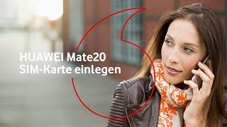 HUAWEI Mate20  SIMKarte einlegen  mobilfunkhilfe [upl. by Aivatra]