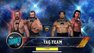 The Bushwhackers Vs The Acolytes wcw 2k23 [upl. by Rankin]