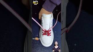 DIY boys fashion style shoe lacing craft trendy shoelaces design shoelaces shorts [upl. by Femi]