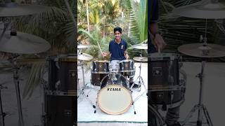 The 7 Notes Band  Tuje Yadin  Konkani Song  Drums shorts [upl. by Suoirtemed]