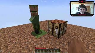 Oneblock en Minecraft Primer Gameplay de Minecraft [upl. by Inaboy163]