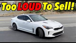 Only 96dB Is This Kia Stinger 20 Turbo Too LOUD [upl. by Akcirderf]