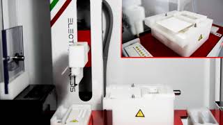 VIDEO 6 Electrophoresis Process SAIO Automatic Instrument in acetate of cellulose [upl. by Wycoff320]