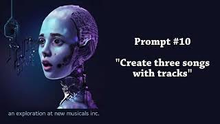 AI writes three musical theatre songs before our eyes [upl. by Keg]