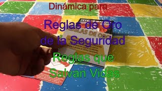 Reglas de Oro de la Seguridad o Reglas que Salvan Vidas mediante una dinámica [upl. by Bor730]