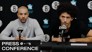 Jordi Fernández And Jalen Wilson Postgame Press Conferences Vs Magic [upl. by Iadahs255]