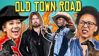 Adults React To Old Town Road [upl. by Aidin]