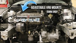 Adjustable VR6 Engine Mounts for VW MK3 amp MK2 [upl. by Natalie]