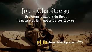 Job  chapitre 39  Deuxième discours de Dieu  la nature et la majesté de ses œuvres lirelabible [upl. by Corilla]