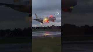 Gulf Air 7879 Landing In London [upl. by Adikam]