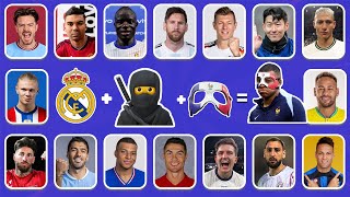 Full 174 Guess the football players by their SONG EMOJI JERSEY and flagRonaldo Messi Mbappe [upl. by Notniuqal]