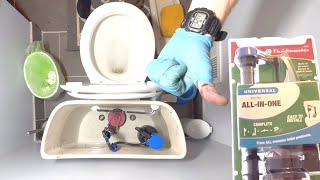 How to Install Fluidmaster Toilet Repair Kit [upl. by Manara984]