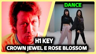 H1KEY Rose Blossom Dance Practice e Crown Jewel  REACT DO MORENO [upl. by Boser243]