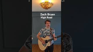 Zach Bryan High Road Acoustic Cover ytshorts cover singer [upl. by Wilmott943]