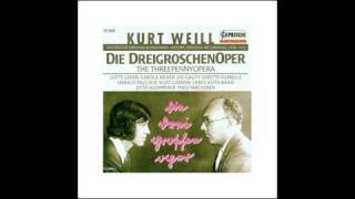 Die Dreigroschenoper  Kurt Weill 01 Moritat Harald Paulsen  1928 [upl. by Falk]