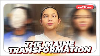 MAINE NAGTRANSFORM INTO ELLEN FROM HOLLYWOOD  EAT BTS VLOGS [upl. by Aiekan]