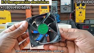 ventiladores de 12V DC con más de 2 cables de conexión instalación correcta [upl. by Lorie]