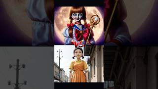 Annabelle vs Squid Game Doll vs Vampire Mummy Alien Werewolf [upl. by Ahsok]