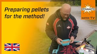 Method Feeder Fishing  How To Prepare Pellets For The Method with Grant Albutt [upl. by Atis]