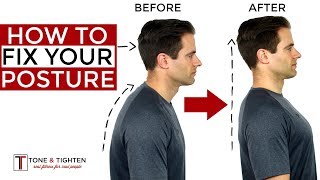 How To Correct Your Posture  5 Home Exercises To Fix Your Posture [upl. by Notnek]