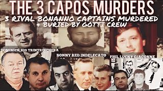 3 Capos Murders  Viciously Executed By Joe Massino amp Bonanno Canada Faction Buried By Gotti Crew [upl. by Singleton]