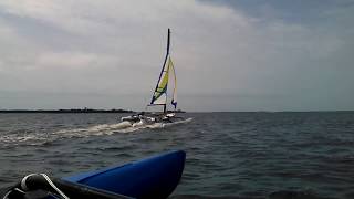 Fastest WindRider 17 Trimaran Fly By [upl. by Donn]