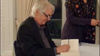 Henning Mankell signing autographs on November 21st 2012 in Stuttgart Germany EXCLUSIVE HD [upl. by Nyltyak]