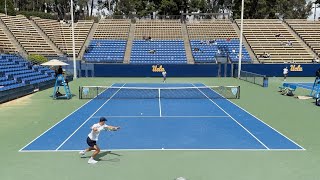 Govind Nanda UCLA vs Colton Smith ARIZ College Tennis Full Match [upl. by Luanni]