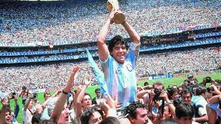 Maradona Todos los goles en la Selección Argentina [upl. by Haraf]