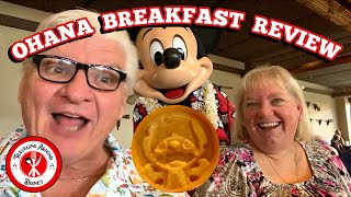 DISNEY WORLDS MOST POPULAR RESTAURANT OHANA BREAKFAST REVIEW WITH STITCH AND FRIENDS  DISNEY DINING [upl. by Hege292]