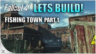 Fallout 4 Far Harbor  Lets Build a Fishing Town  Longfellows Cabin [upl. by Edrea515]