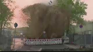 Wow Moment WWII bomb explodes [upl. by Mortie690]